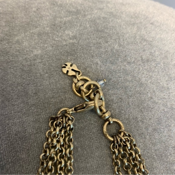 LUCKY brand red triple layered boho collar necklace - Picture 9 of 11